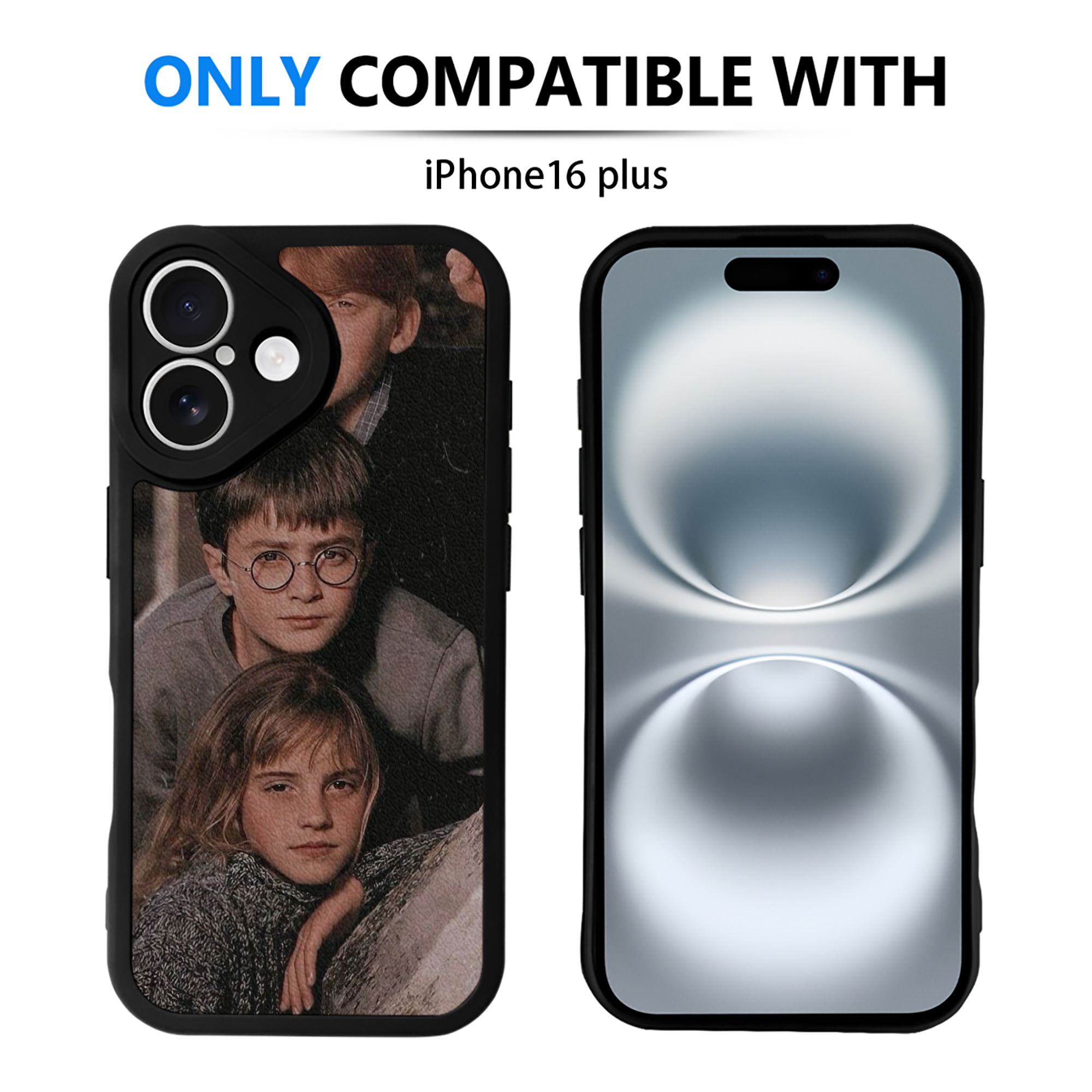 （画像用） Harry Potter ハリー・ポッターシリーズ 【iPhone 16シリーズ対応】シリコンスマホケース（レザー調） 材質：シリコン
